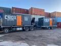 Office containers on truck | CBOX Containers