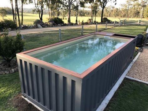 Swimming Pools Made From Shipping Containers These Single Use Shipping