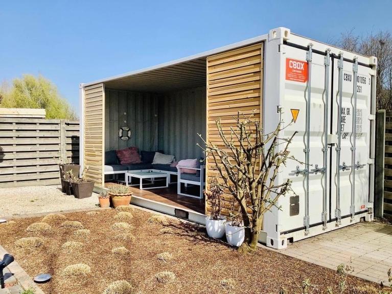 Canopy Garden made of Shipping container | CBOX Containers